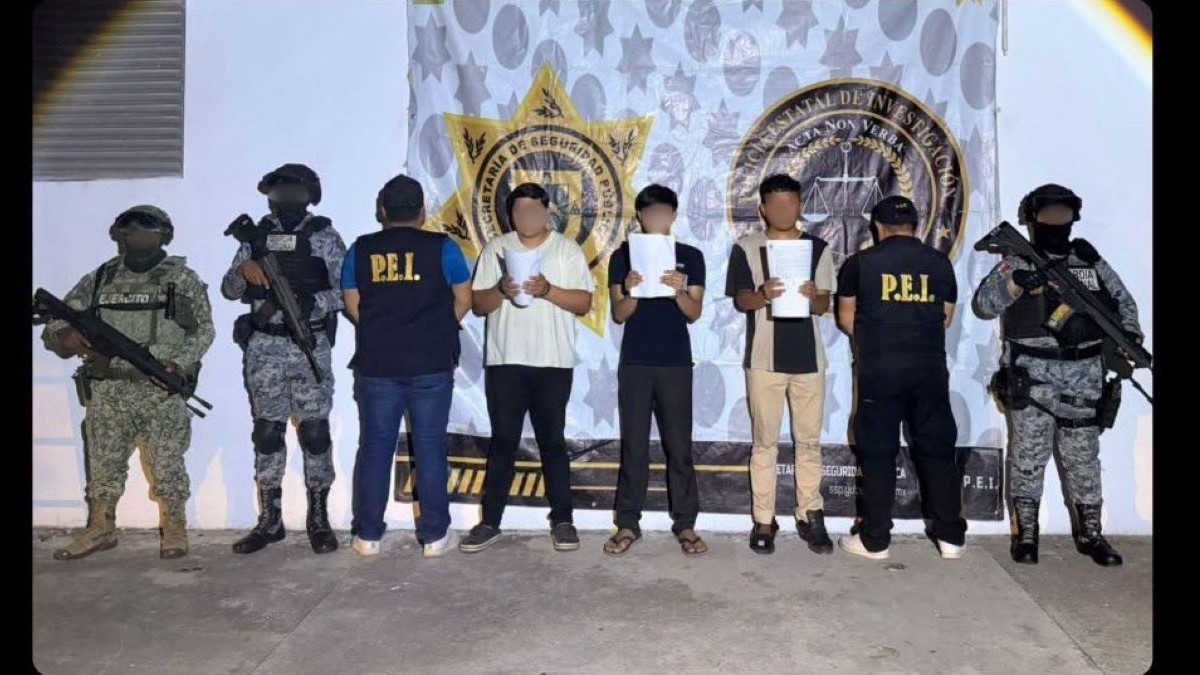 Yucatán: Detienen a tres hombres por presunto robo violento en Kimbilá