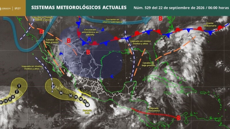 Pronóstico del clima en Quintana Roo para hoy martes 22 de septiembre 2026