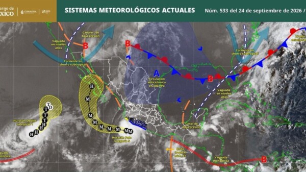 Pronóstico del clima en Quintana Roo para hoy jueves 24 de septiembre 2026