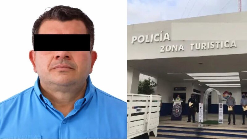 Detienen fuerzas federales al encargado de la Policía Turística de Cancún