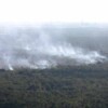Continúan acciones coordinadas para mitigar efectos del humo por incendio forestal