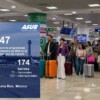Aeropuerto de Cancún incrementa ligeramente sus vuelos con 347 este sábado