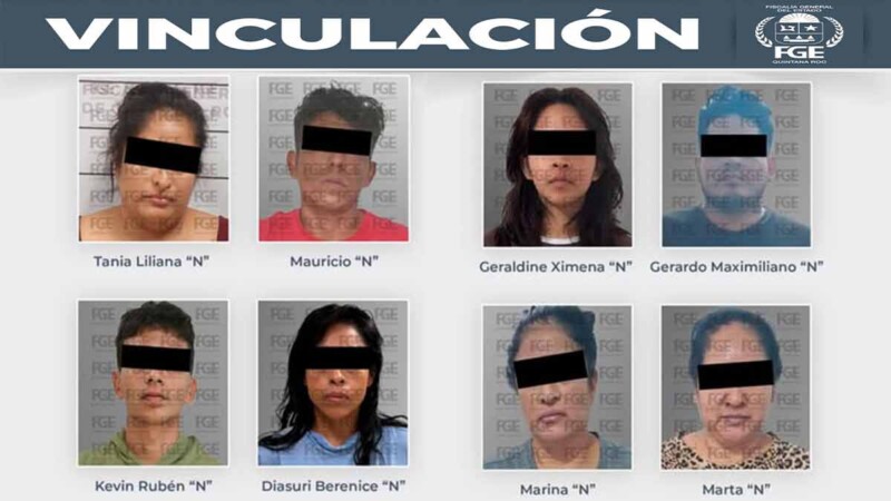 Vinculan a proceso a ocho personas por presunto narcomenudeo en Playa del Carmen