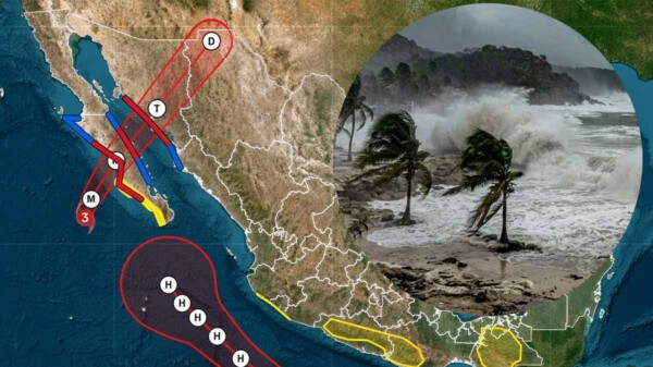 Tormenta tropical Rachel golpearia costas mexicanas como huracán tras paso de Polo