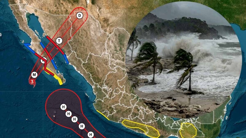 Tormenta tropical Rachel golpearia costas mexicanas como huracán tras paso de Polo