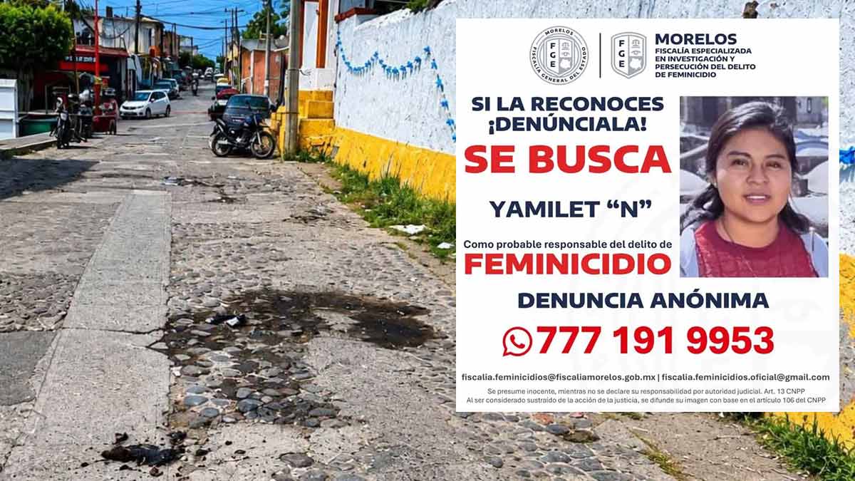 Emiten ficha de búsqueda contra Yamilet "N" por muerte de mujer quemada viva en Morelos