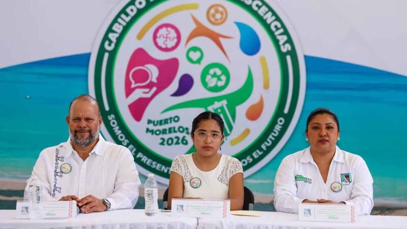 Se instala y sesiona el primer cabildo de las adolescencias de Puerto Morelos 2026