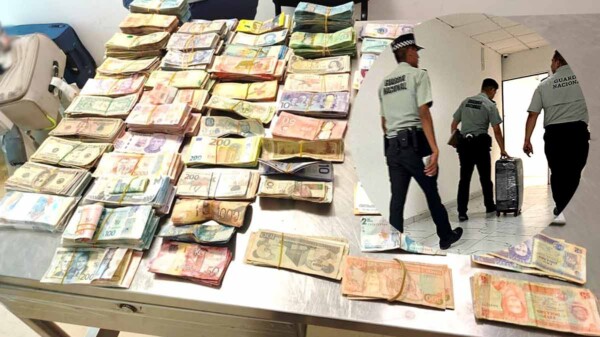 Incautan en Aeropuerto de Cancún mochila con casi 1.8 millones de pesos