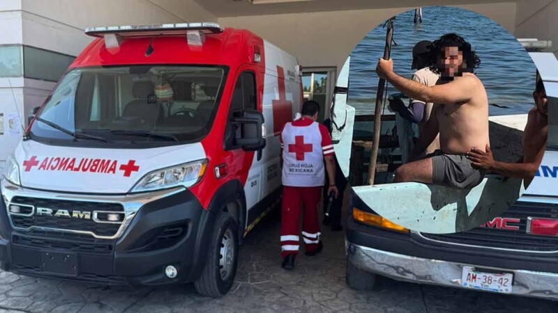 Localizan con vida a joven que llevaba cuatro días a la deriva en aguas de Cozumel