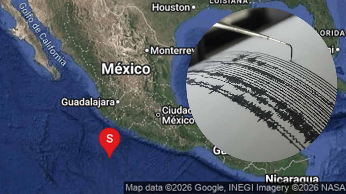 Sismo de 5.5 sorprende este lunes frente a las costas de Michoacán
