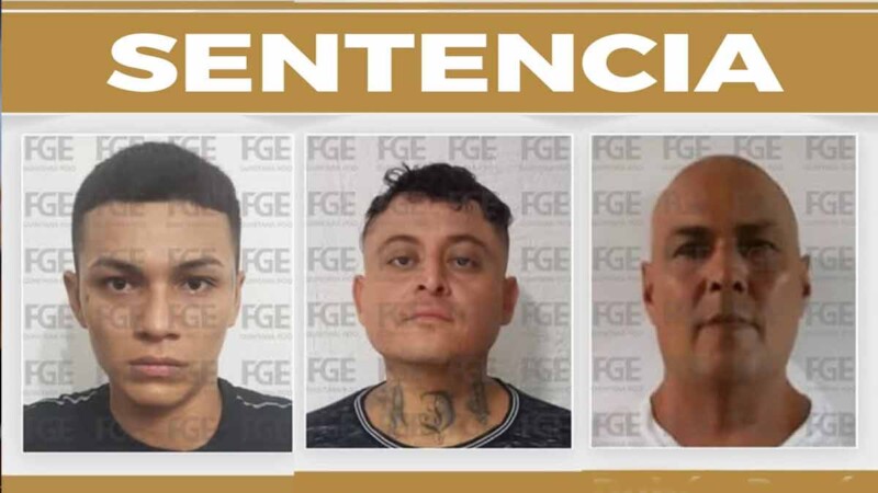 Tres hombres reciben condenas de hasta 41 años por homicidios en Cancún