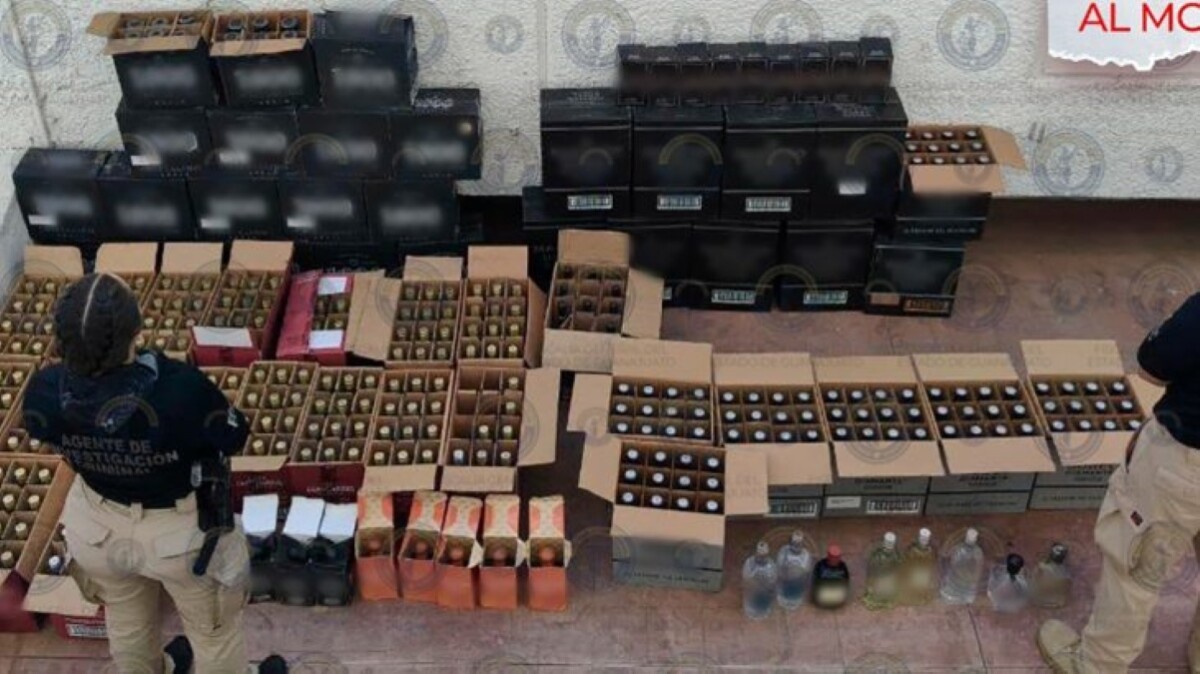 Aseguran más de 500 botellas de tequila presuntamente adulteradas en Guanajuato
