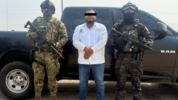 Informa Harfuch de la detención del alcalde Juchitán, Oaxaca