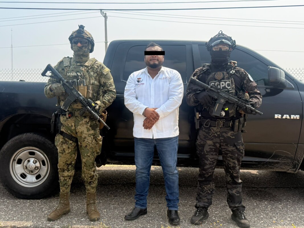 Informa Harfuch de la detención del alcalde Juchitán, Oaxaca