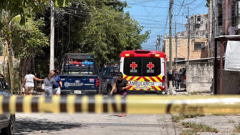 Asesinan a balazos a una persona en Cancún