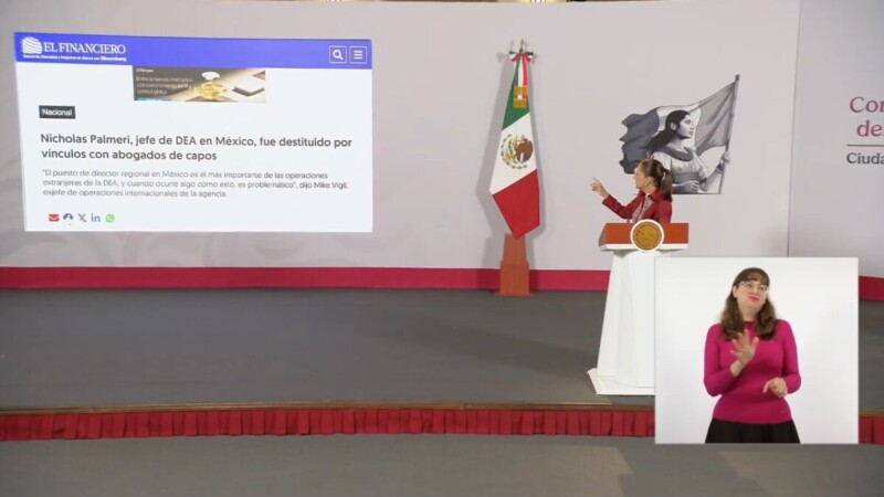 Corrupción en la DEA y combate al narco, un deber de EU: CSP