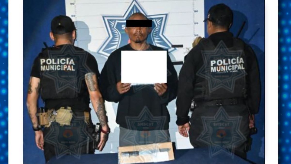 Detienen a hombre con cuchillo en la Supermanzana 516 de Cancún