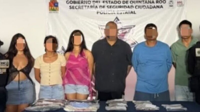 Capturan a seis personas con 175 bolsitas de enervante en Cozumel