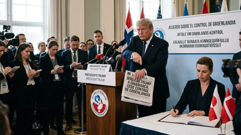 Doblega Trump a Dinamarca; cede control de Groenlandia