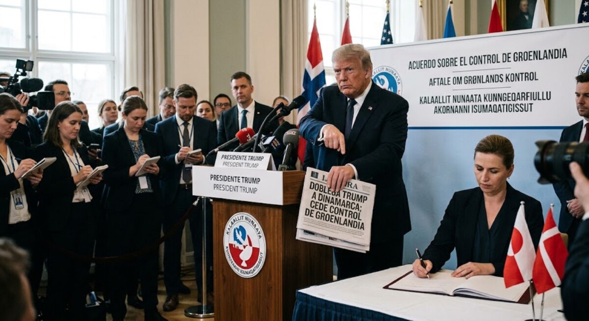 Doblega Trump a Dinamarca; cede control de Groenlandia