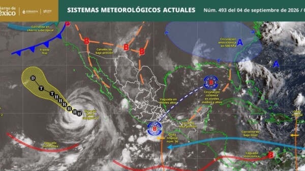 Pronóstico del clima en Quintana Roo para hoy viernes 5 de septiembre 2026