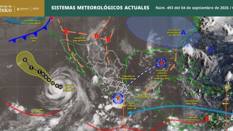 Pronóstico del clima en Quintana Roo para hoy viernes 5 de septiembre 2026