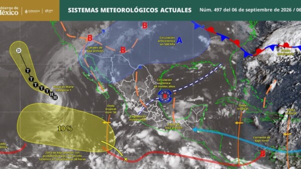Pronóstico del clima en Quintana Roo para hoy domingo 6 de septiembre 2026