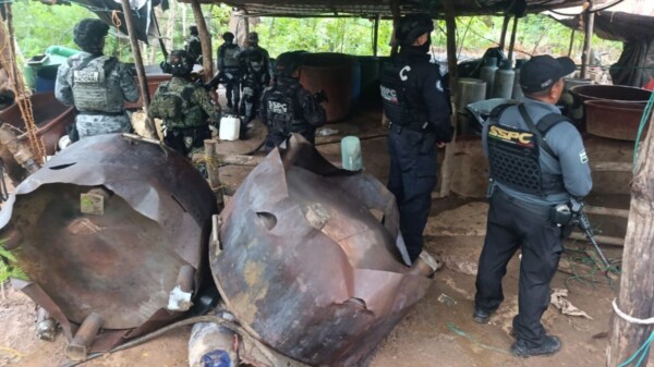 Localizan y desmantelan tres laboratorios clandestinos de metanfetamina en Guerrero
