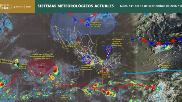 Pronóstico del clima en Quintana Roo para hoy domingo 13 de septiembre 2026