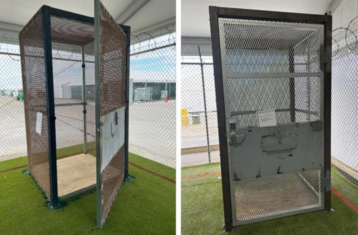 Usó ICE jaulas de castigo contra migrantes en Florida