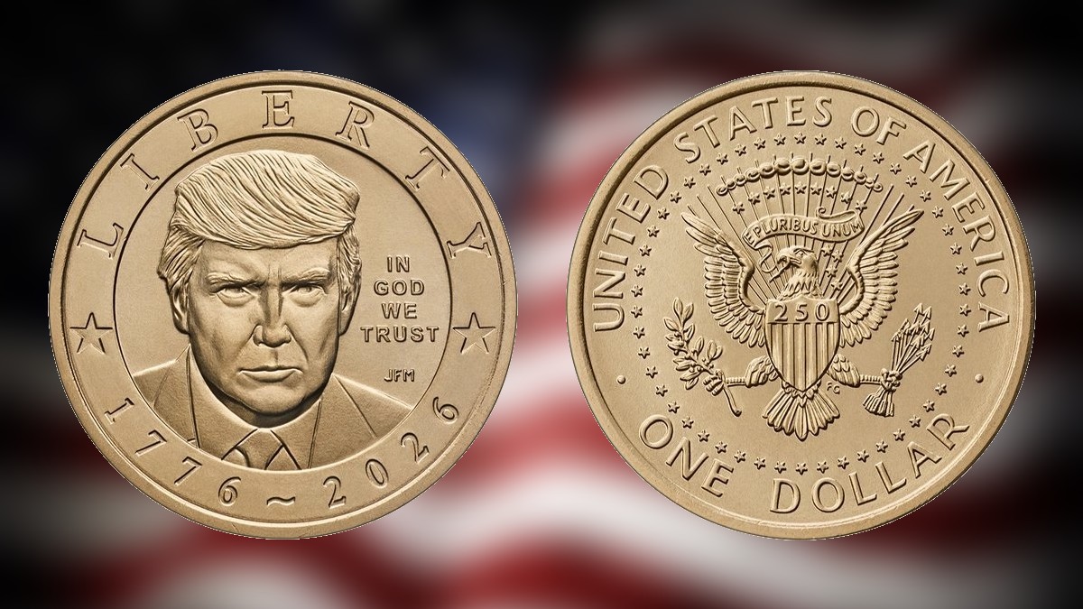 Entra en circulación en Estados Unidos moneda de un dólar con el rostro de Donald Trump.