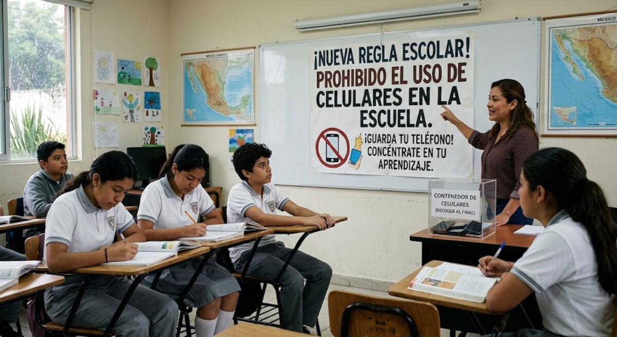 Acuerdan prohibir uso de celulares en primarias y secundarias