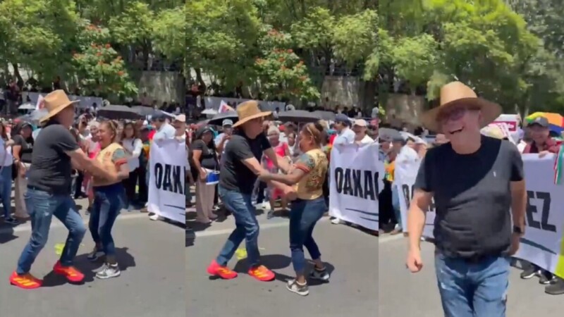 Funcionario en Oaxaca intenta levantar la blusa a una mujer