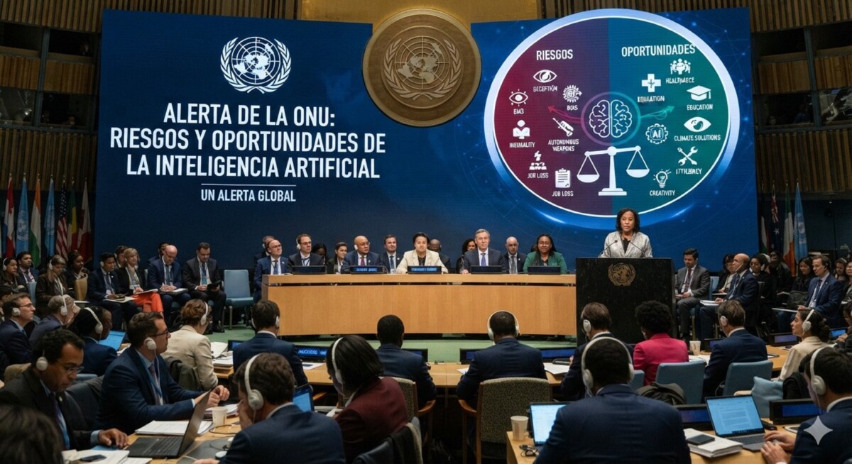 Alerta la ONU sobre riesgos y oportunidades de la AI