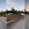 Tráiler vuelca y bloquea por completo la carretera Cancún-Leona Vicario