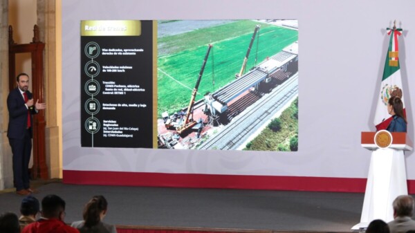 La meta es construir 2,400 kms de vías de trenes: Sheinbaum