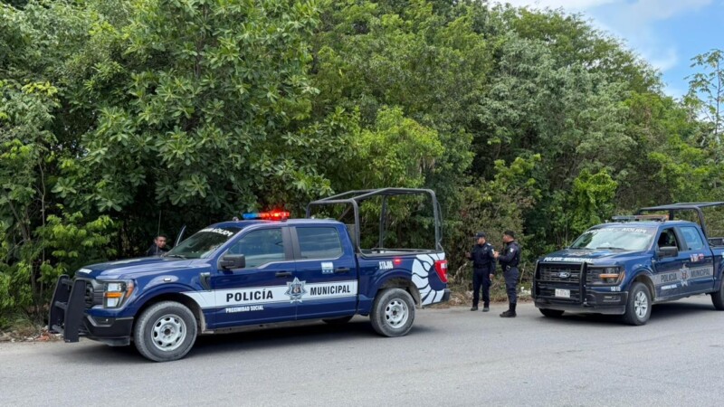 Hallan el cuerpo sin vida de un hombre en la avenida Las Torres en Cancún
