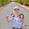 Atenea Gómez Ricalde entrega nueva obra de pavimentación en la carretera Sac Bajo de Isla Mujeres.