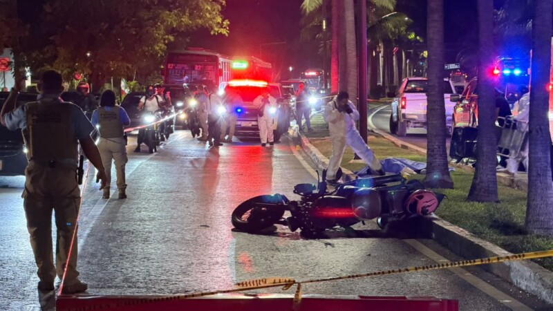 Fallece un motociclista tras derrapar en la Zona Hotelera de Cancún