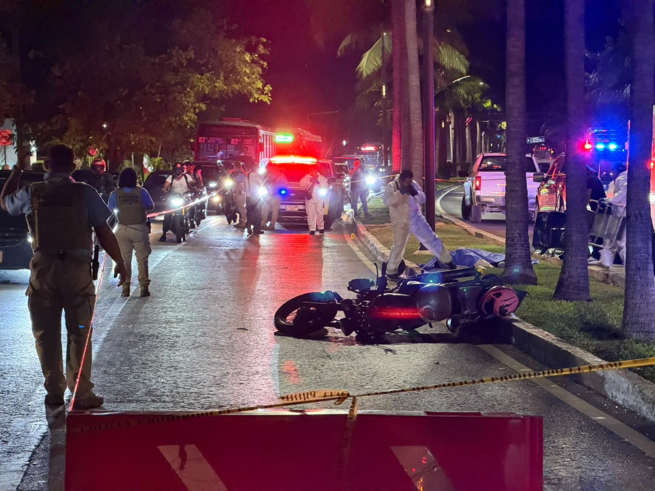 Fallece un motociclista tras derrapar en la Zona Hotelera de Cancún