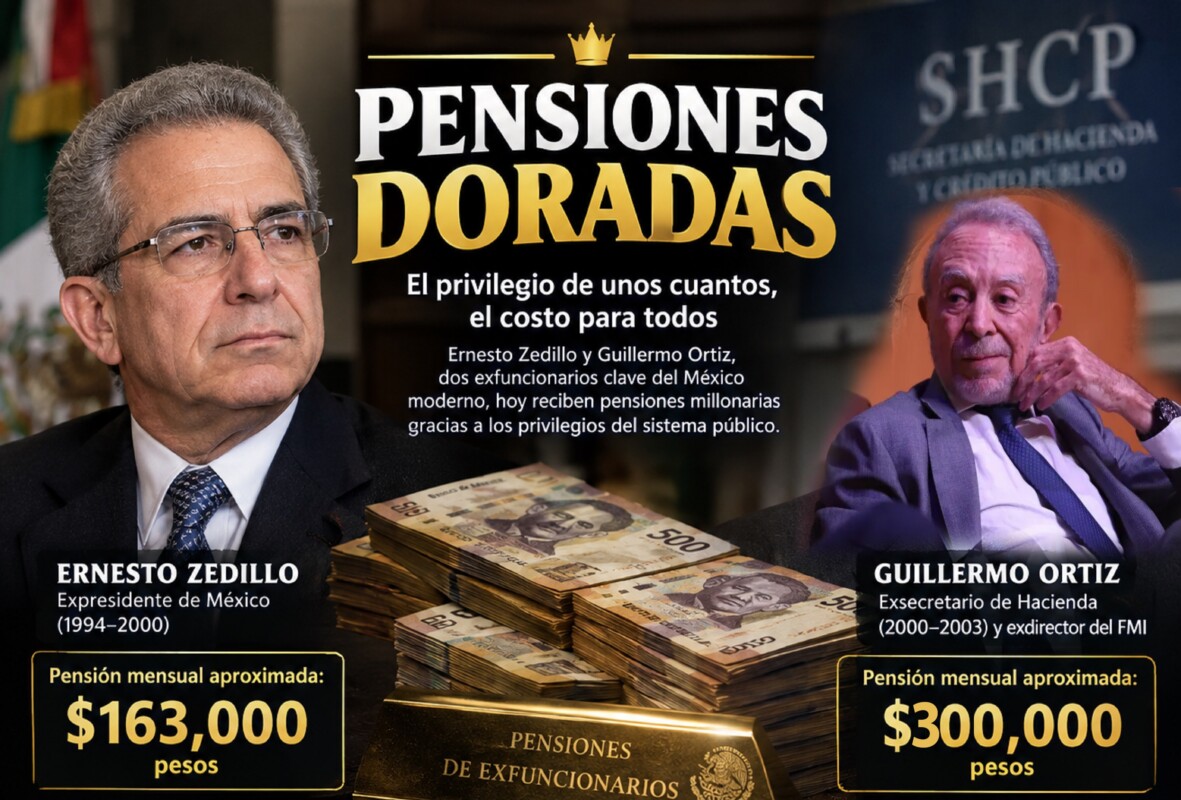 Exhibe CSP pensiones doradas de Zedillo y Ortiz en Banxico