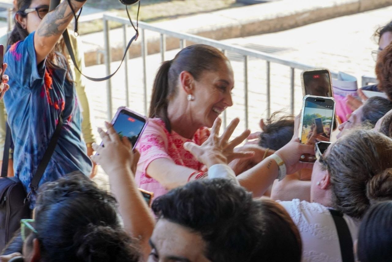 Quintana Roo recibe a una presidenta que construye bienestar, desarrollo y soberanía para México