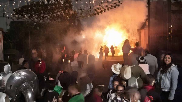 Fuerte explosión de pirotecnia en festejo patronal deja doce heridos en Edomex