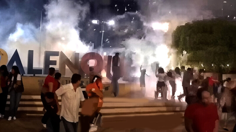 Explosiones de pirotecnia dejan cuatro lesionados durante festejos en Chiapas