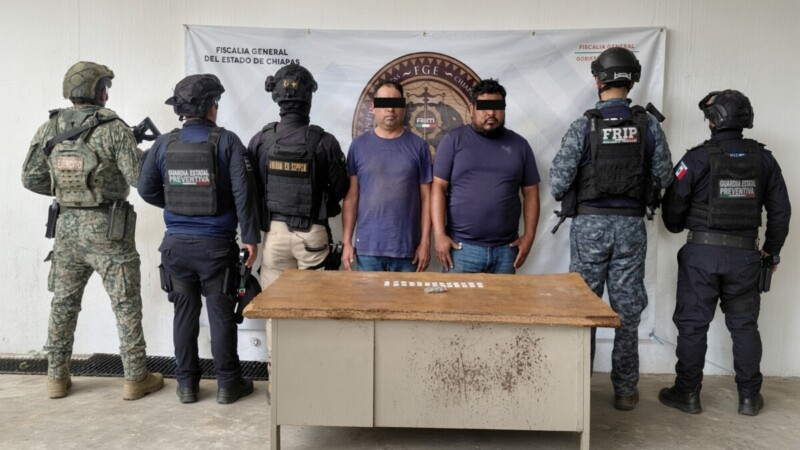 Operativos en Chiapas dejan 57 detenidos y mas de 5 mil dosis de drogas incautadas