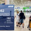 Aeropuerto de Cancún experimenta nuevo descenso en vuelos