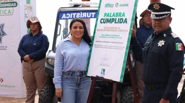 Fortalece Blanca Merari la seguridad de Puerto Morelos con más policías, patrullas y tecnología
