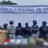 Aseguran armas y presuntas drogas durante cateo en Juchitán, Oaxaca