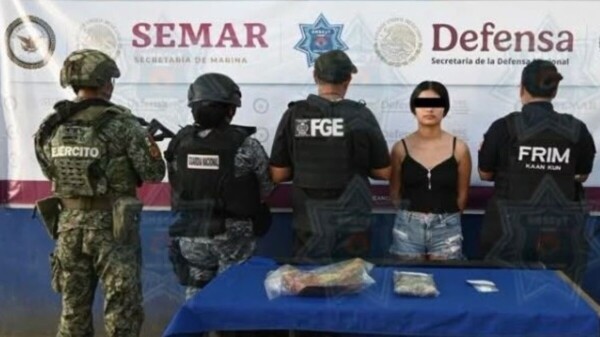 Detienen a joven de 19 años con presuntos enervantes en la Supermanzana 3 de Cancún