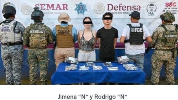 Capturan a una pareja con varias dosis de enervantes en Puerto Cancún